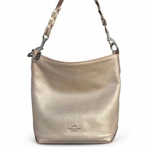 Coach Metallic Gold Shoulder Bag